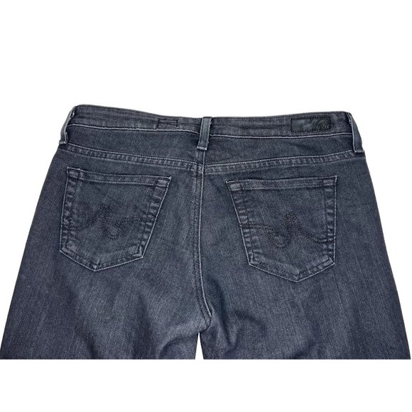 Adriano Goldschmied Jeans Women's 29 The Stevie Slim Straight Black Denim - Picture 4 of 7